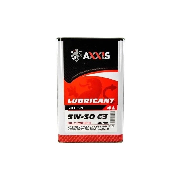 Моторное масло AXXIS 5W-30 C3 504/507 4л (AX-2020) - изображение 1