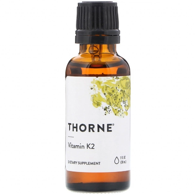Витамин Thorne Research Витамин К2, 1 Жидкая Унция (30 мл) (THR-17001) - изображение 1