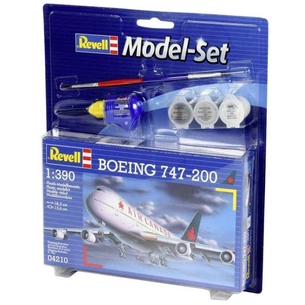 Збірна модель Revell Пасажирський літак Боїнг 747-200 1:390 (4009803642109) зображення 1