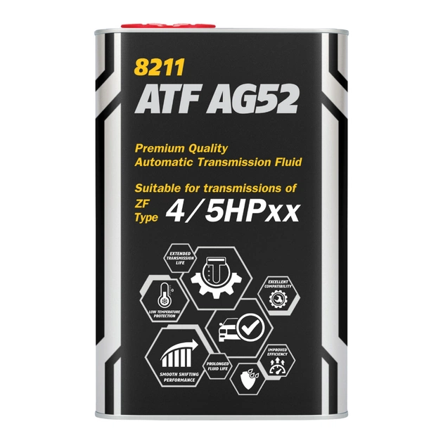 Трансмісійна олива Mannol ATF AG52 AUTOMATIC SPECIAL 1л Metal (MN8211-1ME) - изображение 1