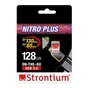 USB флеш накопичувач Strontium Flash 128GB Nitro Plus Silver OTG USB 3.0 (SR128GSLOTG1Z) - зменшене зображення 3