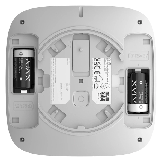 Датчик диму Ajax EN54 FireProtect Heat/Sounder white - picture 6