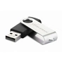 USB флеш накопичувач eXceleram 16GB P1 Series Silver/Black USB 2.0 (EXP1U2SIB16) - зменшене зображення 2