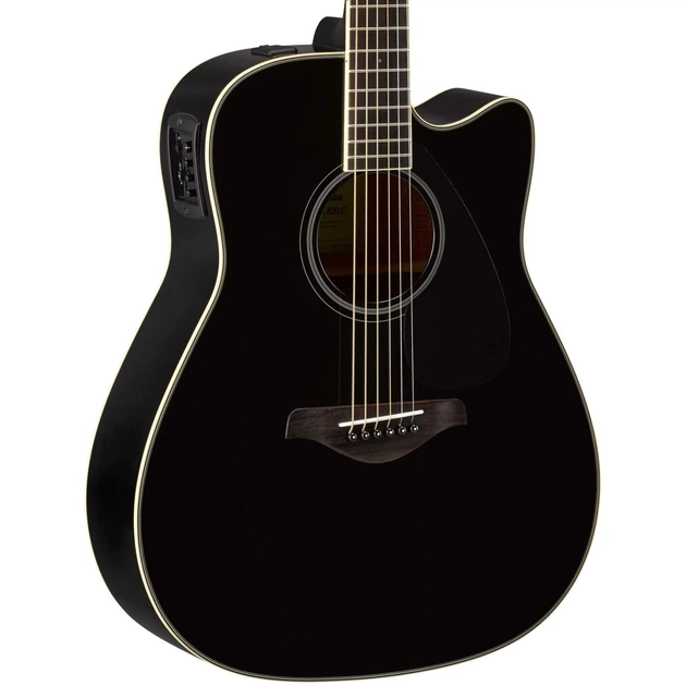 Гітара електроакустична Yamaha FGX820C Black - picture 2