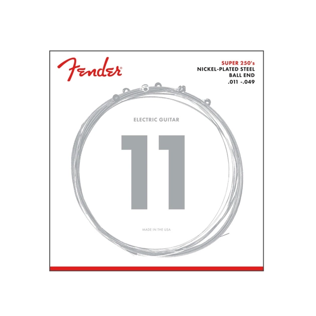Струны для гитары Fender Super 250 Nickel-Plated Steel (11-49) (301342) - изображение 1