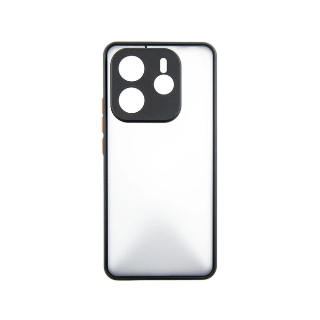 Чохол до мобільного телефона Dengos Matte Xiaomi Redmi Note 14 5G (Black) (DG-TPU-MATT-155) - зображення 1