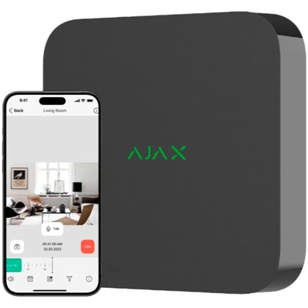 Реєстратор для відеоспостереження Ajax NVR_8 black - picture 4