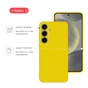 Чехол для мобильного телефона Intaleo Silicone Samsung Galaxy S24 Yellow (1283126600319) - уменьшенное изображение 3
