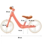Біговел Kinderkraft Fly Plus Coral (KKRFLPLCRL0000) (5902533915040) - зменшене зображення 12
