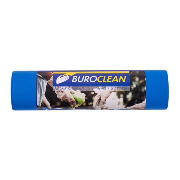 Пакети для сміття Buroclean EuroStandart міцні сині 240 л 5 шт. (4823078977953) - picture 1