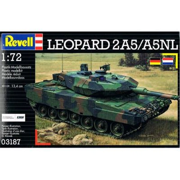 Збірна модель Revell Танк Leopard 2A5 / A5NL 1:72 (3187) - зображення 1