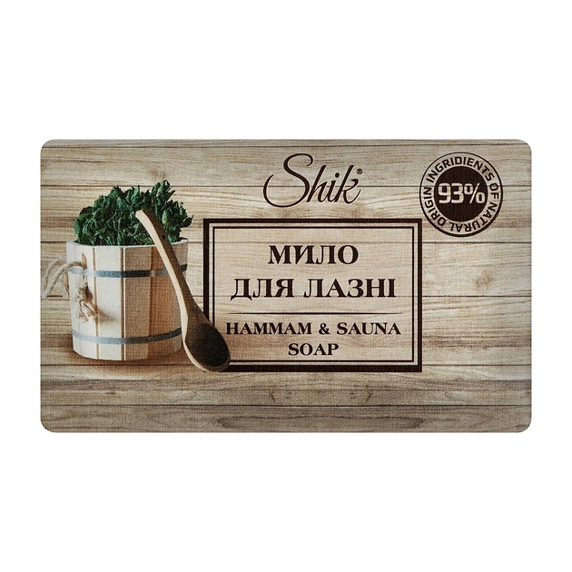 Твердое мыло Shik Для бани 180 г (4823107604973) - изображение 1