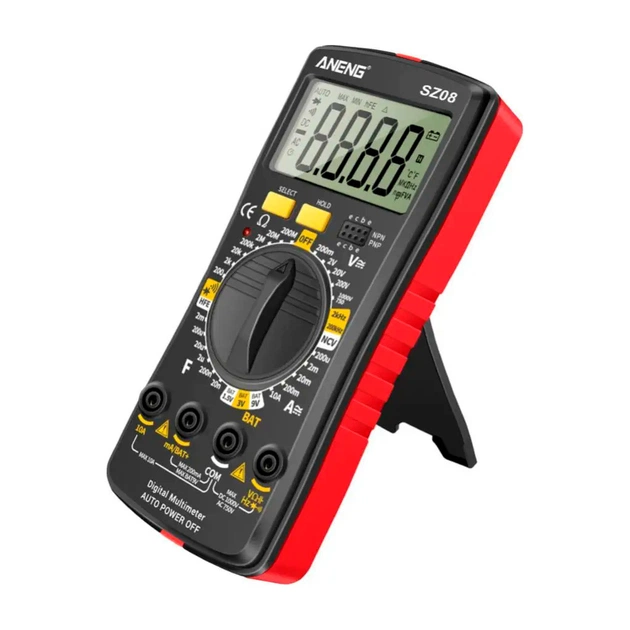 Цифровий мультиметр ANENG SZ08, V, A, R, C, T, F, функція hFE (SZ08) - picture 4