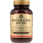 Антиоксидант Solgar Ресвератрол, Resveratrol, 100 мг, 60 вегетаріанських капсул (SOL-02335) - зменшене зображення 1