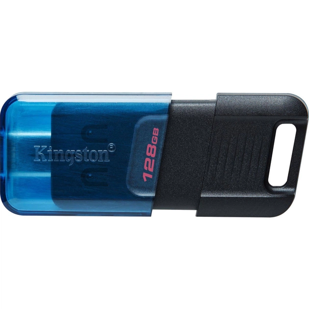 USB флеш накопитель Kingston DataTraveler 80 M Blue/Black (DT80M/128GB) - изображение 1