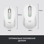Мишка Logitech Signature M650 L Wireless Mouse for Business Off-White (910-006349) - зменшене зображення 7