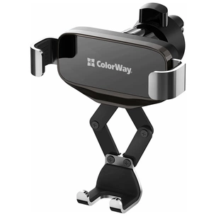 Універсальний автотримач ColorWay Gravity Mechanical Car Mount Black (CW-CHG18-BK) изображение 1