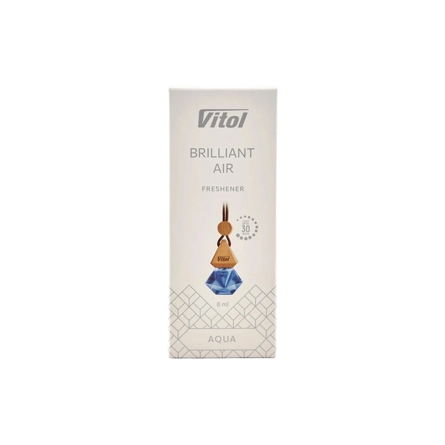 Ароматизатор для автомобіля VITOL Brilliant Air Aqua 8мл (VBA02) - picture 4