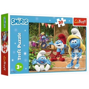 Пазл Trefl The Smurfs Смурфет и Смурфики 30 элементов (5900511183122) изображение 1