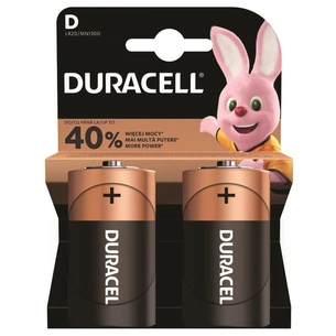 Батарейка Duracell Alkaline MN1300 D/LR20 BL 2шт зображення 1