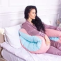 Подушка MirSon для вагітних та відпочинку Eco Line №8016 U-подібна Dusty Rose (2200006178415) - preview 5
