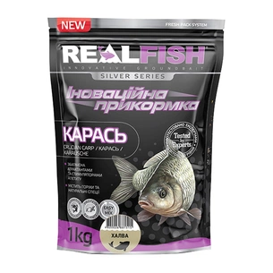Прикормка Real Fish Silver Series Карась Халва 1kg (809.00.21) зображення 1