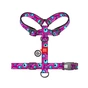 Шлея для собак WAUDOG Nylon з QR-паспортом анатомічна H-подібна "Око монстра" пластиковий фастекс L (322-4049) - зменшене зображення 2
