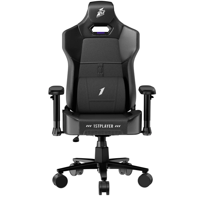 Крісло для геймерів 1stPlayer K3 Fabric Black - зображення 1