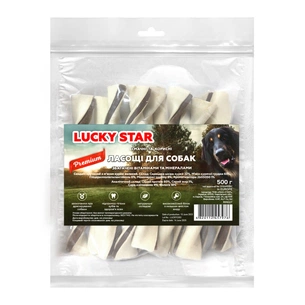 Ласощі для собак Lucky Star Сендвіч кручений з м'ясом курки великий 16.5 см 500 г (4820112457976) зображення 1