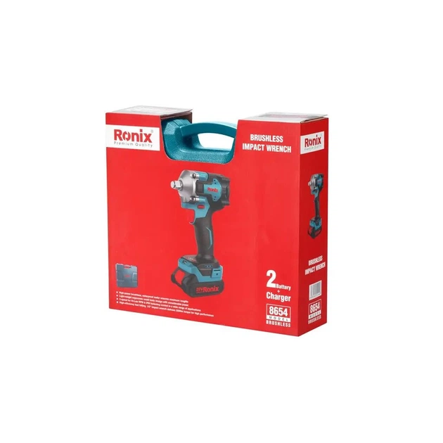 Гайковерт Ronix 20В, 350Нм, комплект (8654) - picture 10