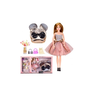 Лялька Emily шарнірна, з сумочкою для дитини (QJ096B) зображення 1