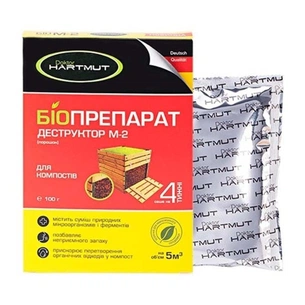 Засіб для дезодорації біотуалетів Doktor Hartmut биопрепарат-деструктор М-2 (4260349572019) зображення 1