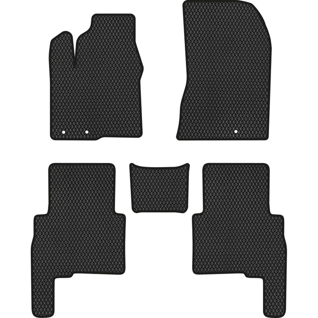 Килимок в салон EVAtech Kia Sorento (XM) (Hinged Gas Pedal) 7 seats 2009-2 (KI12232C5KH3RBB) - зображення 1