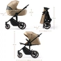 Коляска Kinderkraft 2 в 1 Prime 2 Sandrose Beige (KSPRIM02BEG2000 (5902533922871) - зменшене зображення 5