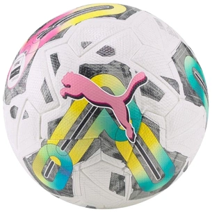 М'яч футбольний Puma Orbita 1 TB (FIFA Quality Pro) Уні 5 Білий / Рожевий / Мультиколор (4065449744386) зображення 1