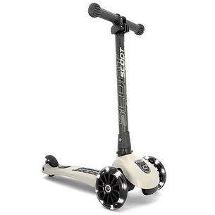 Самокат Scoot&Ride Highwaykick-3 колеса з підсвіткою, світло-сірий (SR-96344) зображення 1