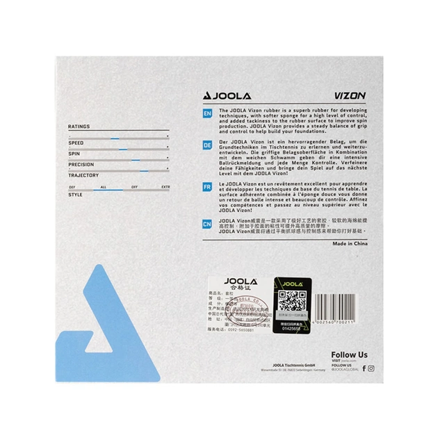 Накладка для ракетки Joola Vizon 2.0 Black (70025) (930975) - picture 3