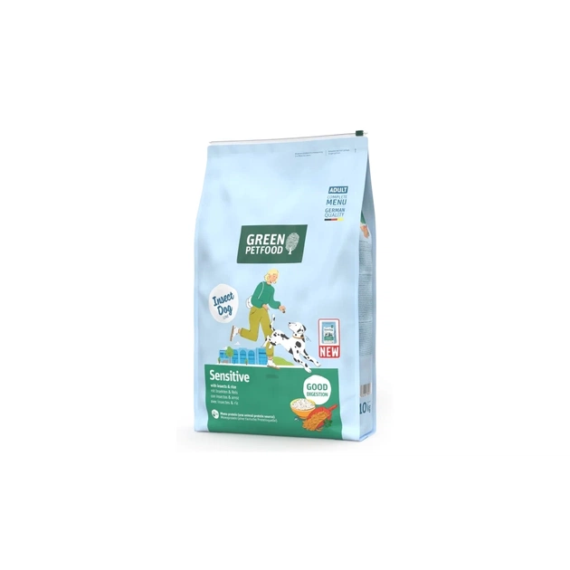 Сухой корм для собак Green Petfood Sensitive with Insects 10 кг (4032254789628) - изображение 1