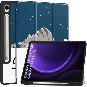 Чохол до планшета BeCover Flexible TPU Mate Samsung Tab S9 (SM-X710/SM-X716)/S9 FE (SM-X510/SM-X516B) 11.0" Good Night (712535) зображення 1
