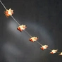 Гірлянда Luca Lighting Сніговик, струна, 1,3 м, класична біла, 10 LED 2AA, таймер (8720967822836) - зменшене зображення 1