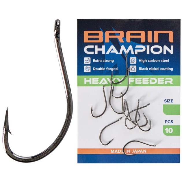 Гачок Brain fishing Champion Heavy Feeder 8 (10 шт/уп) (1858.54.54) - изображение 1