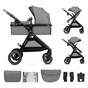 Коляска Kinderkraft 2 в 1 Esme Grey (KSESME00GRY2000) (5902533929658) - зменшене зображення 1