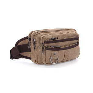 Сумка Vintage Текстильна на пояс Хакі (20081) зображення 1