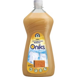 Гель для прання Oniks Рідке господарське мило 1 кг (4820191760417) зображення 1