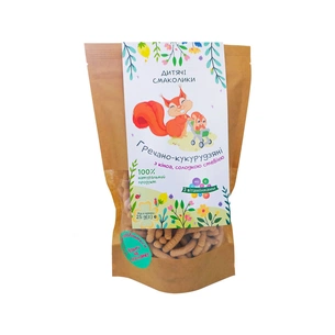 Дитяче печиво Дитячі Смаколики Палички неглазуровані Гречано-кукурудзяні з кіноа, солодкою стевією і вітамінами 25 г (1181030) изображение 1