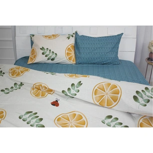 Постільна білизна MirSon Бязь Ranforce Elite 17-0464 Lemon Сімейний 160x220 (2200004733906) зображення 1