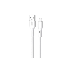 Дата кабель USB 2.0 AM to Micro 5P 1.0m white XO (NB230_M_White) зображення 1