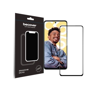 Скло захисне BeCover Realme C55 Black (709765) зображення 1