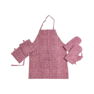 Фартух MirSon Набір №208 - Chocolate binding дві прихватки + дві рукавички-прихватки + фартух (2200006754084) зображення 1