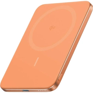 Універсальна мобільна батарея Anker Nano MagGo Slim 5000mAh 20W Orange (A1665HO1) зображення 1